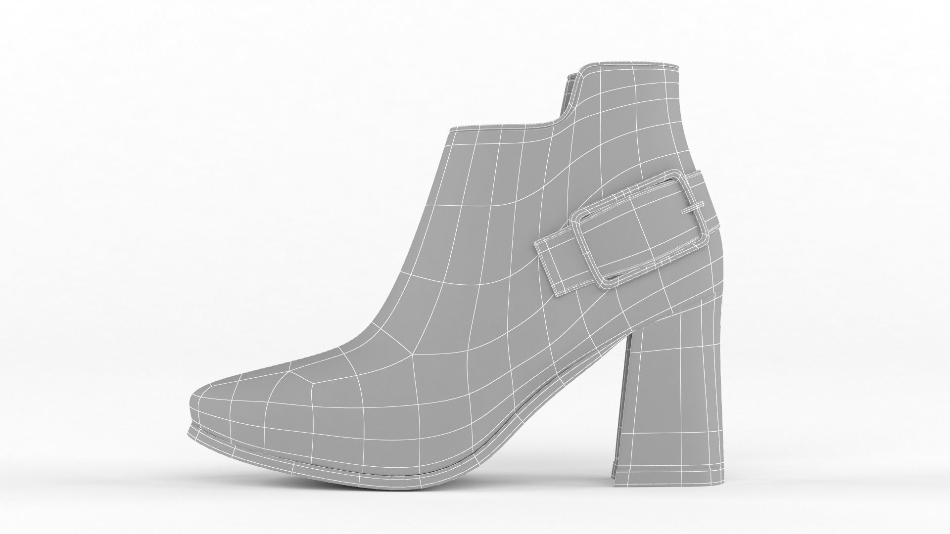Women Shoes 3D model_8