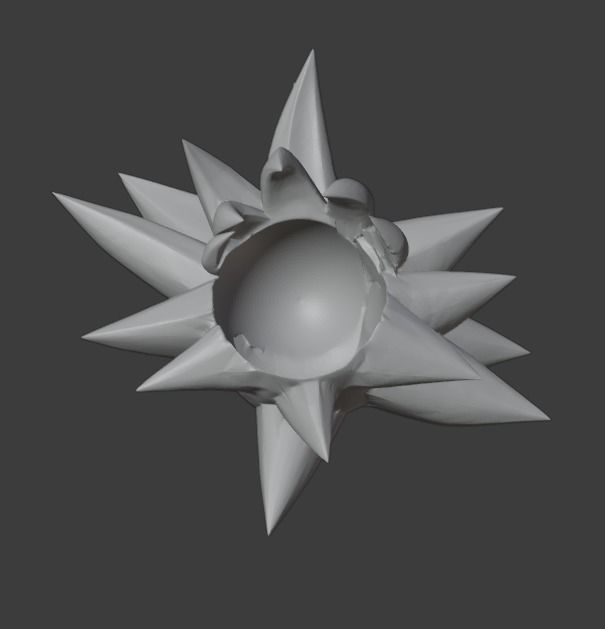 Goku Hair 3D print model_10