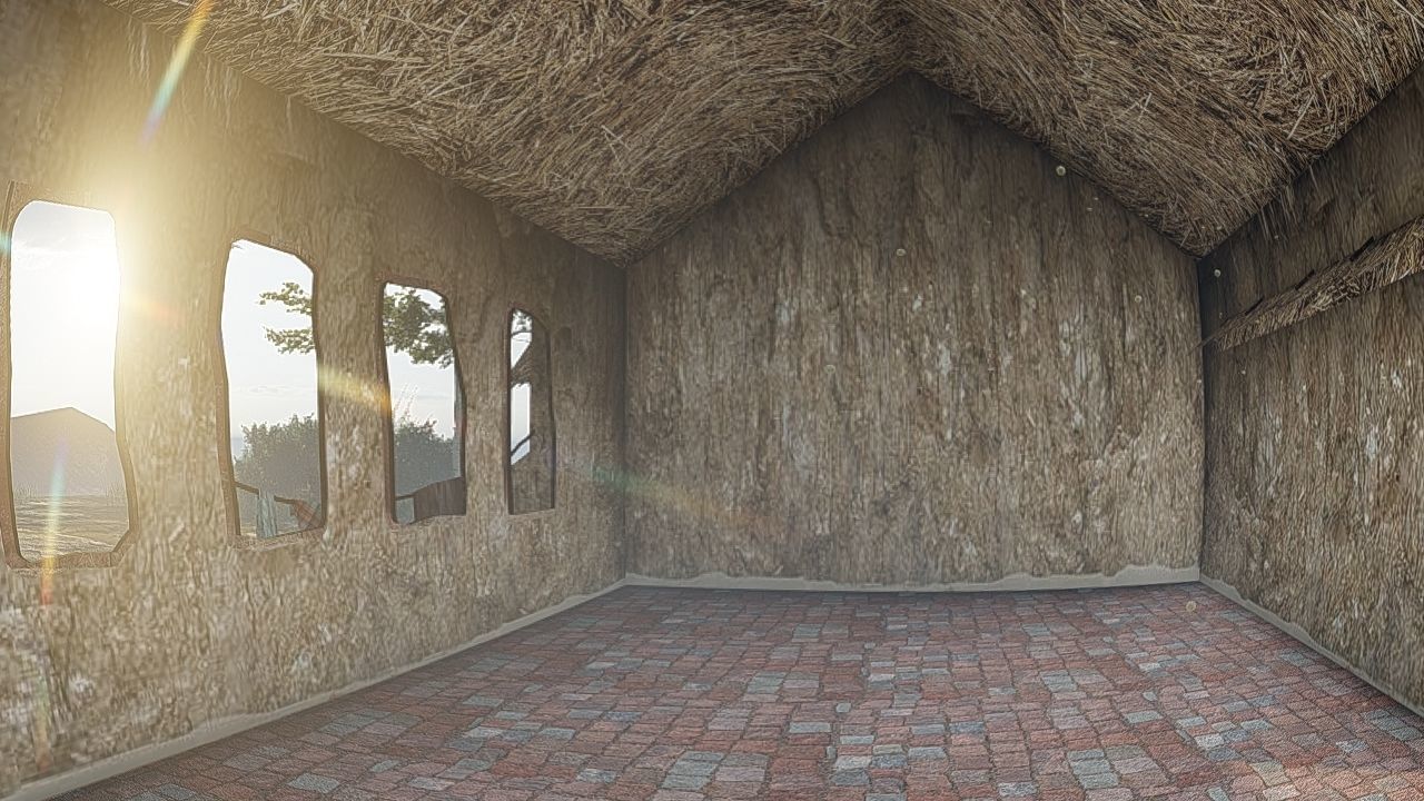 Village Design 2 Low-poly 3D model_9