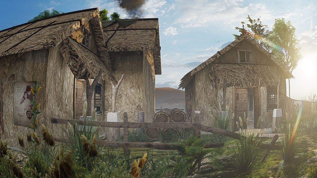 Village Design 2 Low-poly 3D model_4