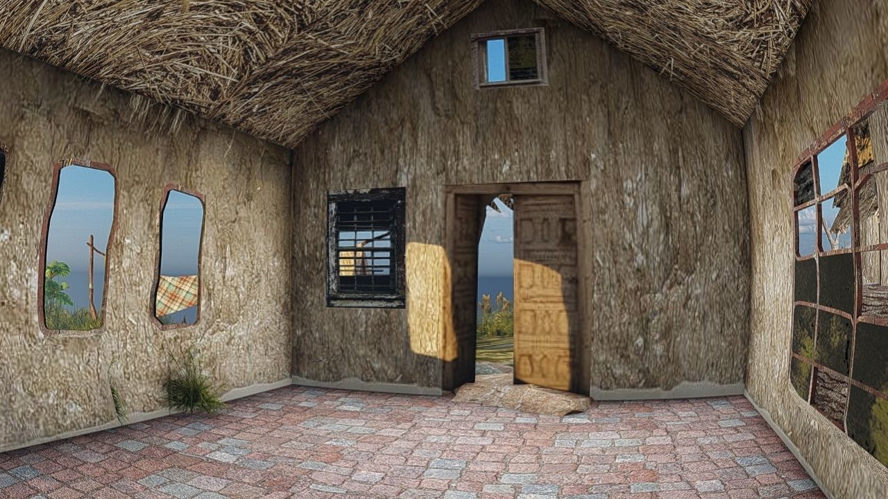 Village Design 2 Low-poly 3D model_8