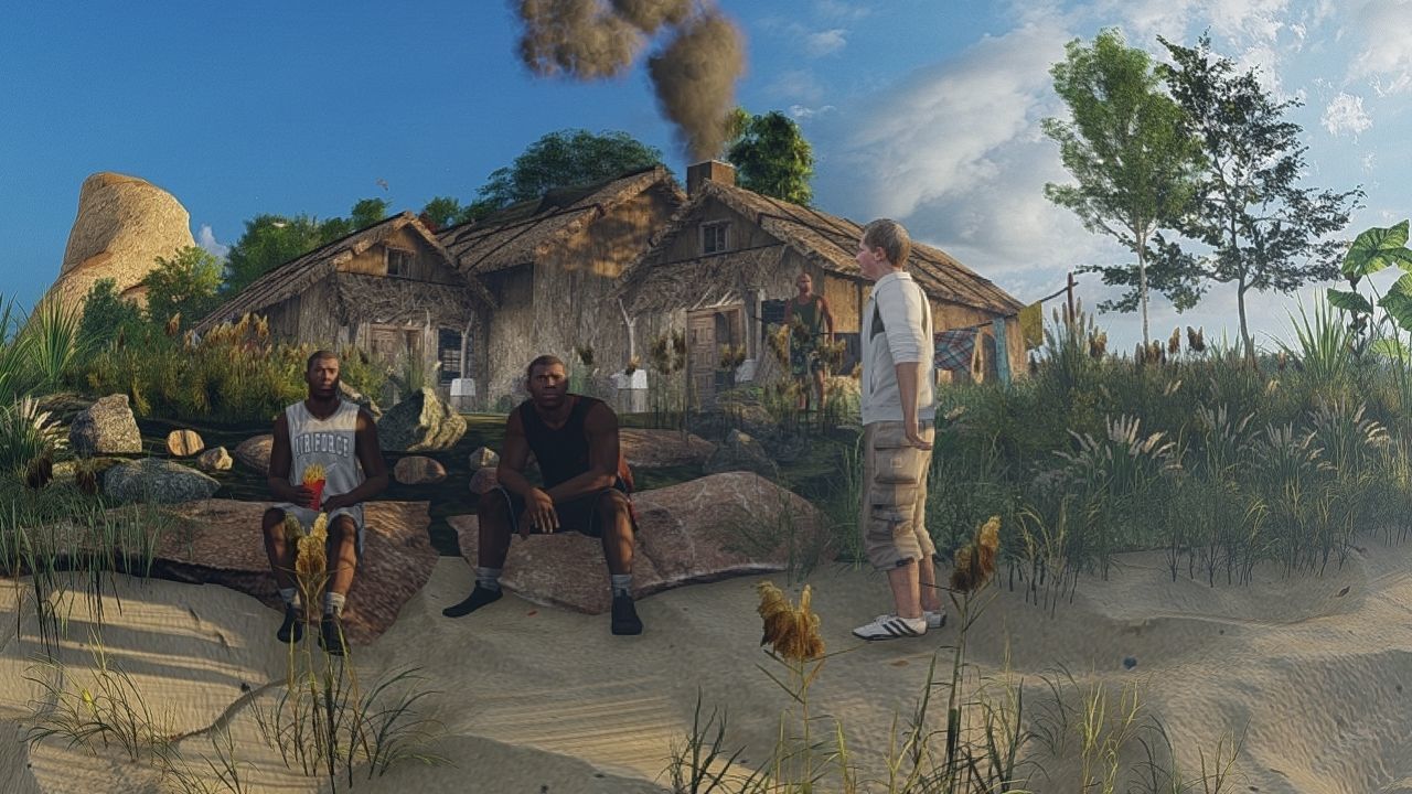 Village Design 2 Low-poly 3D model_2