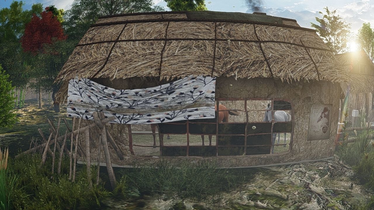 Village Design 2 Low-poly 3D model_5