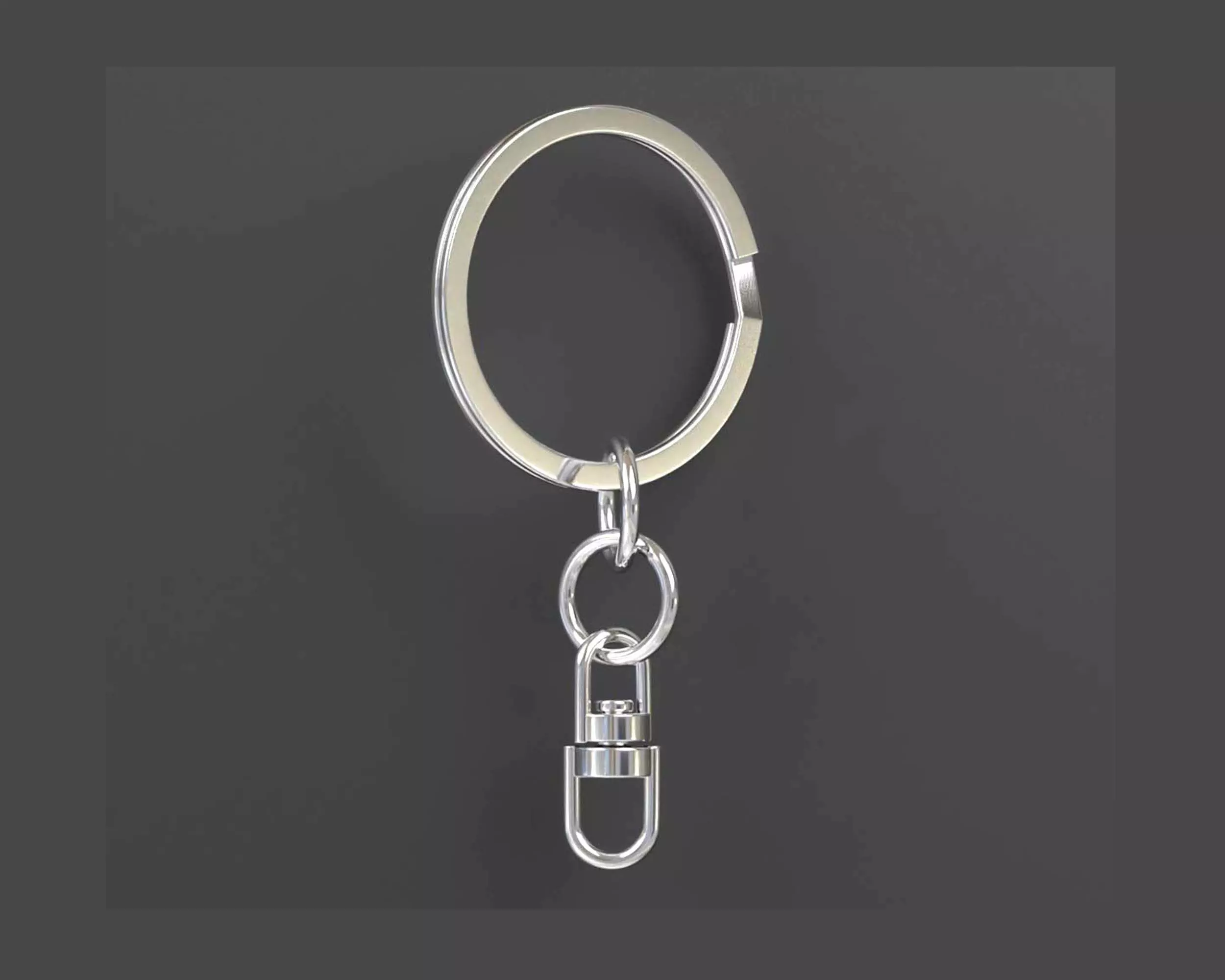Keychain high quality Keychain 3d model 3D model_0