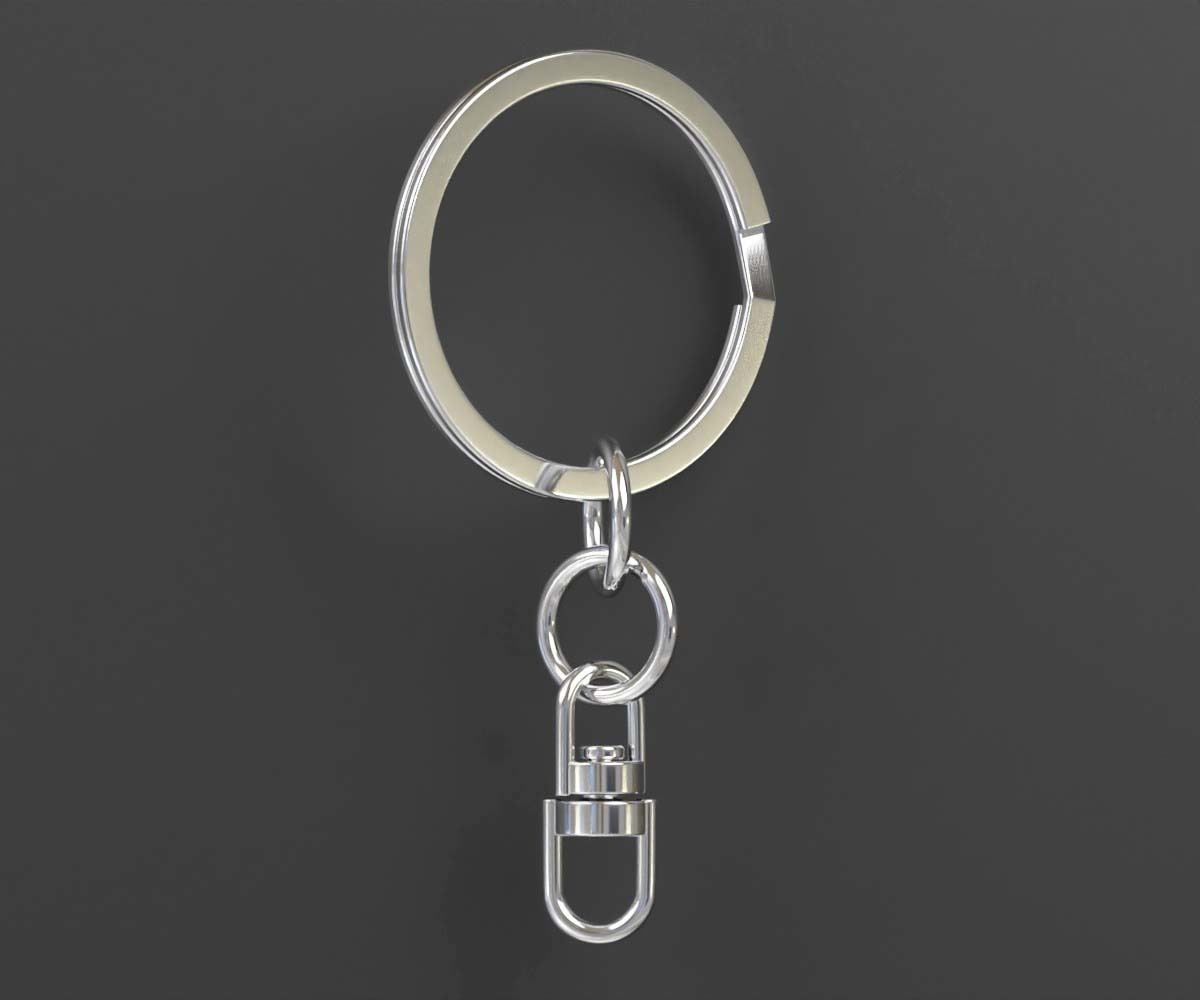 Keychain high quality Keychain 3d model 3D model_3