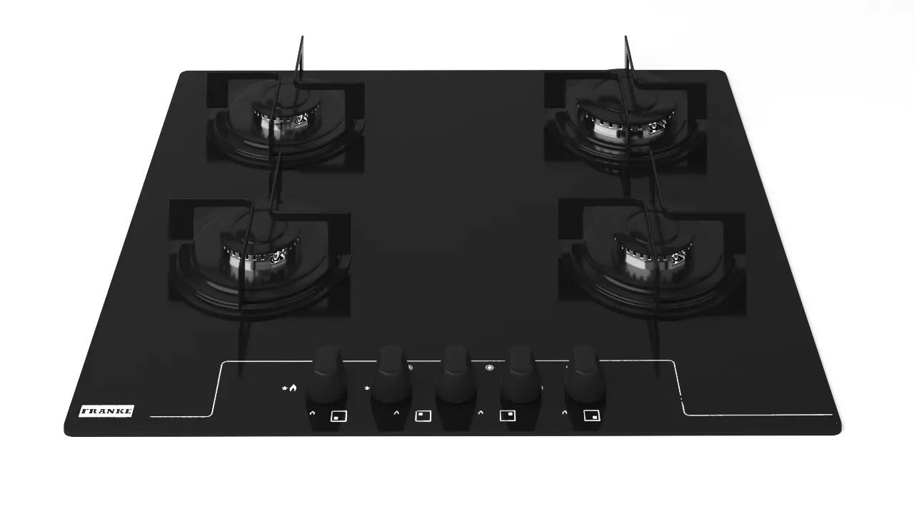 COOKTOP FRANKE 4B VRAY 3D model
