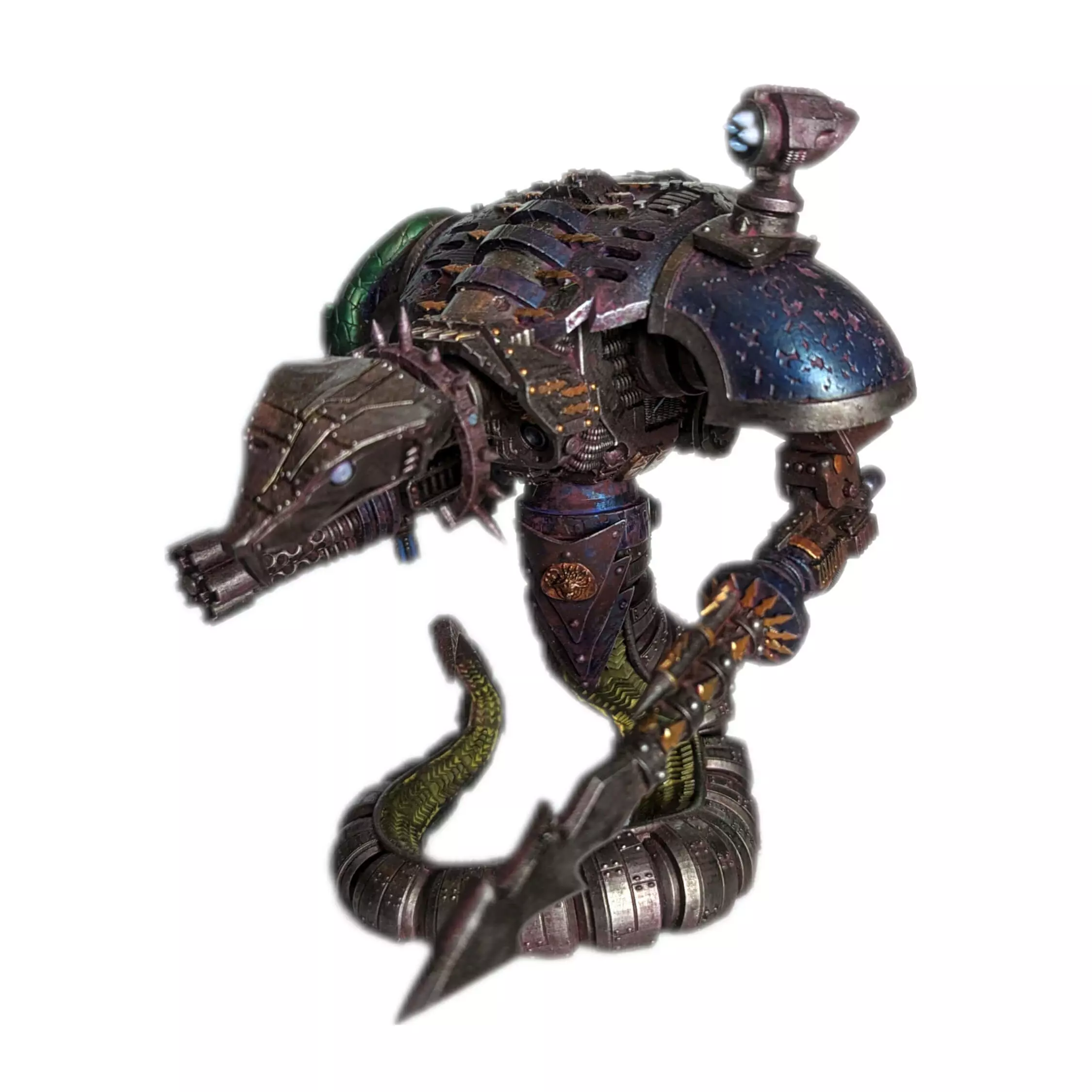 Snake Demon War Knight Sci Fi War Game Proxy 3D print model_0
