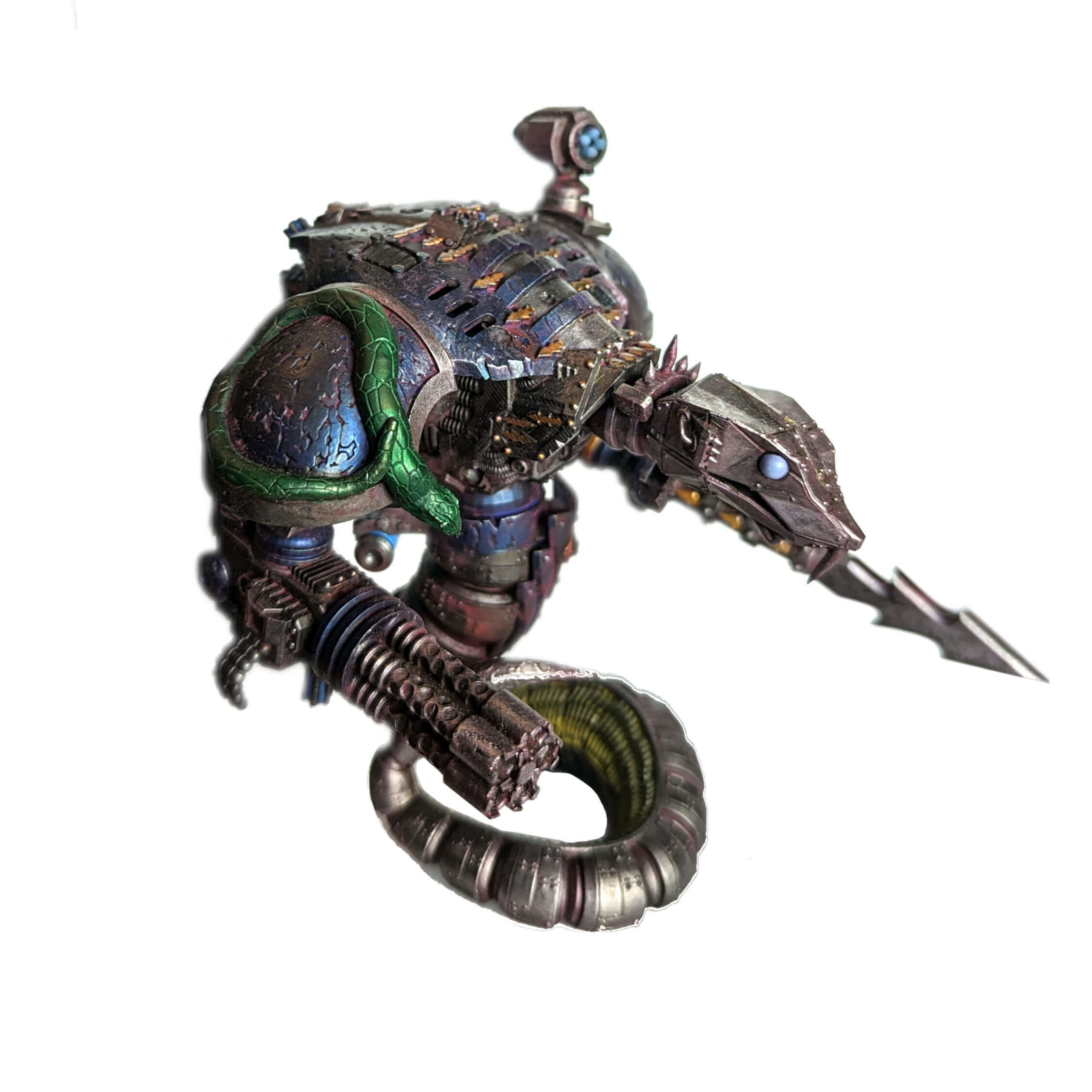 Snake Demon War Knight Sci Fi War Game Proxy 3D print model_4