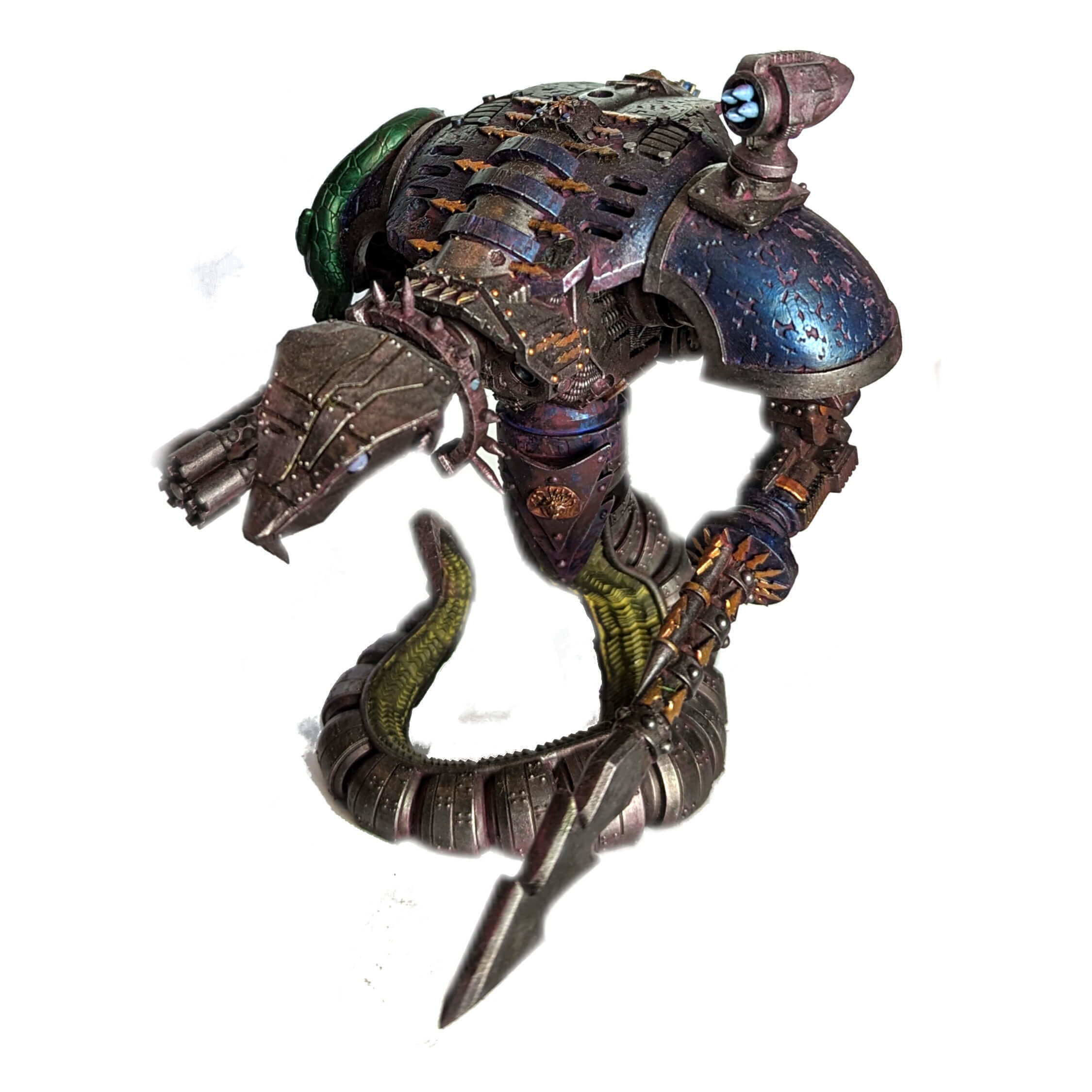 Snake Demon War Knight Sci Fi War Game Proxy 3D print model_21