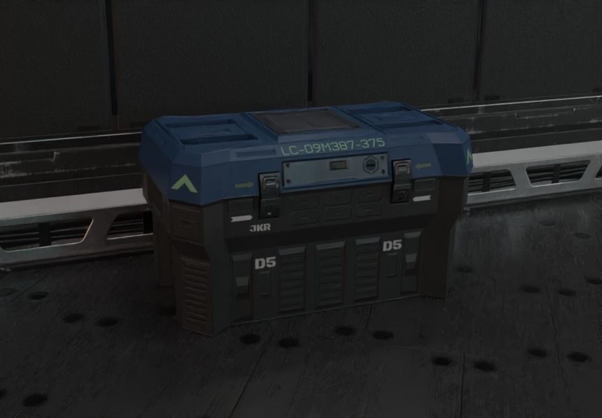 Sci Fi Interior Low-poly 3D model_10