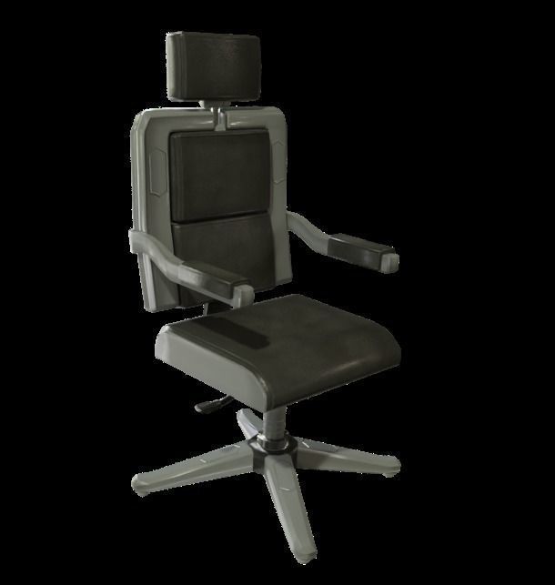 Sci Fi Interior Low-poly 3D model_13