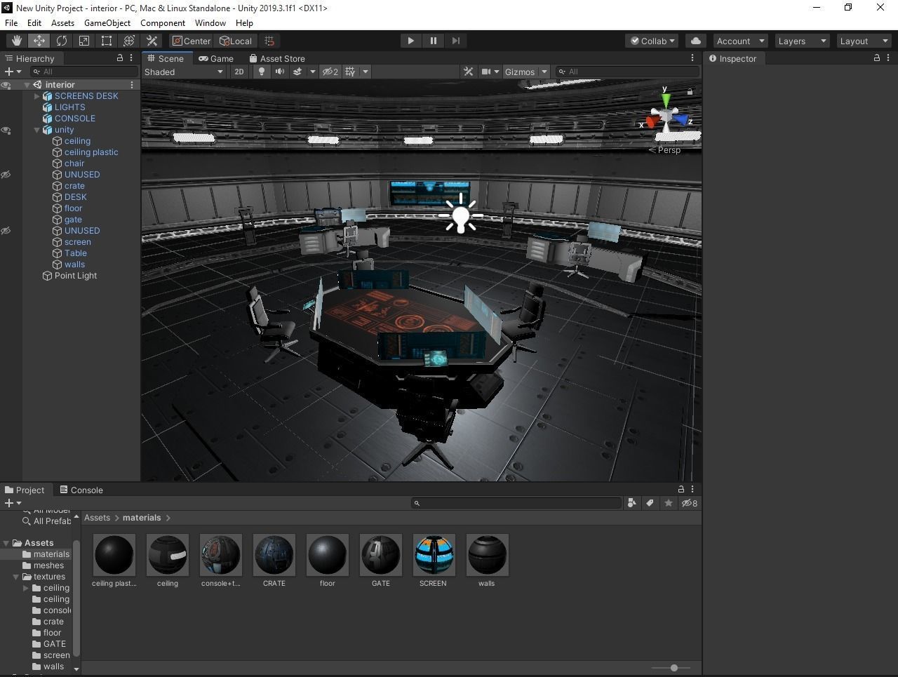 Sci Fi Interior Low-poly 3D model_17