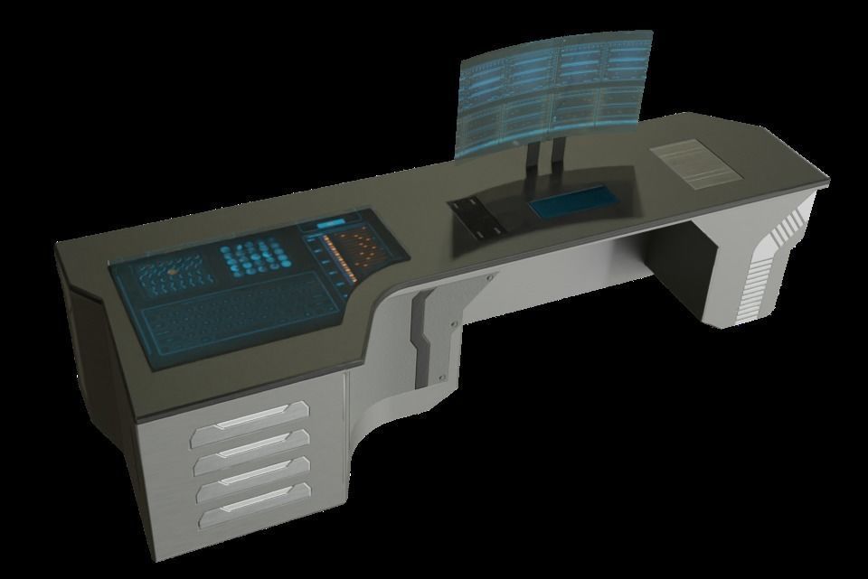 Sci Fi Interior Low-poly 3D model_14