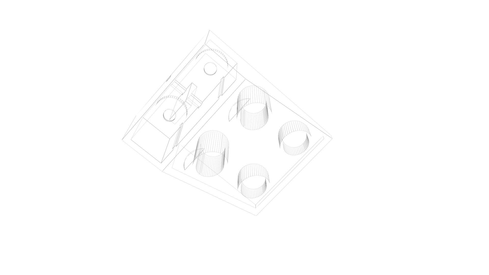 Lego Bricks Set 3D model_60