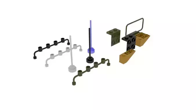 Lego Bricks Set 3D model