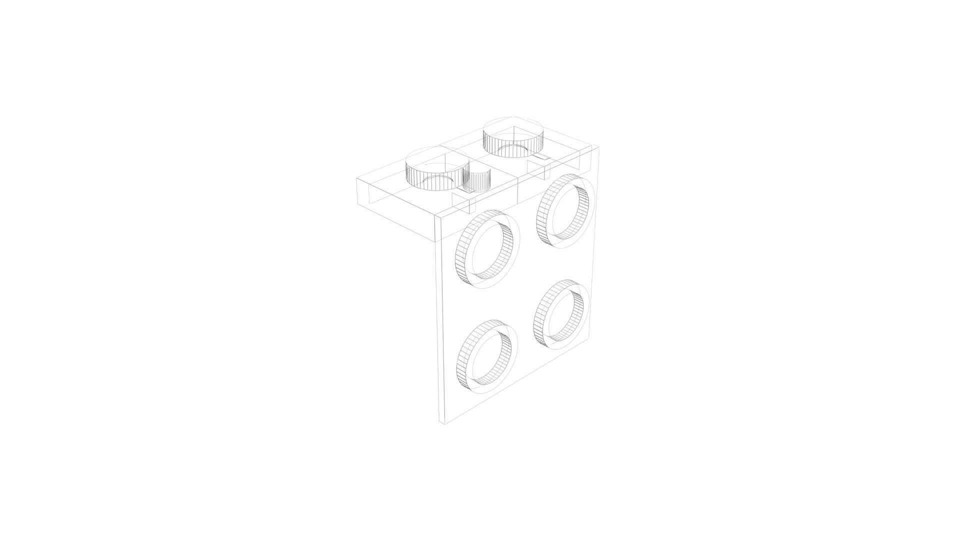 Lego Bricks Set 3D model_51