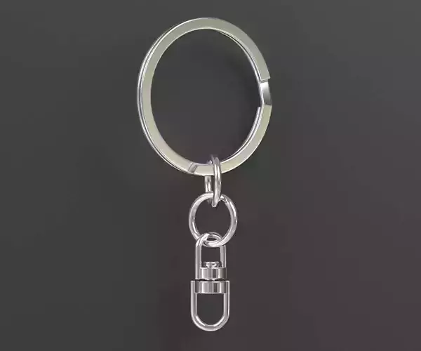 High quality Keychain and chain 3d model