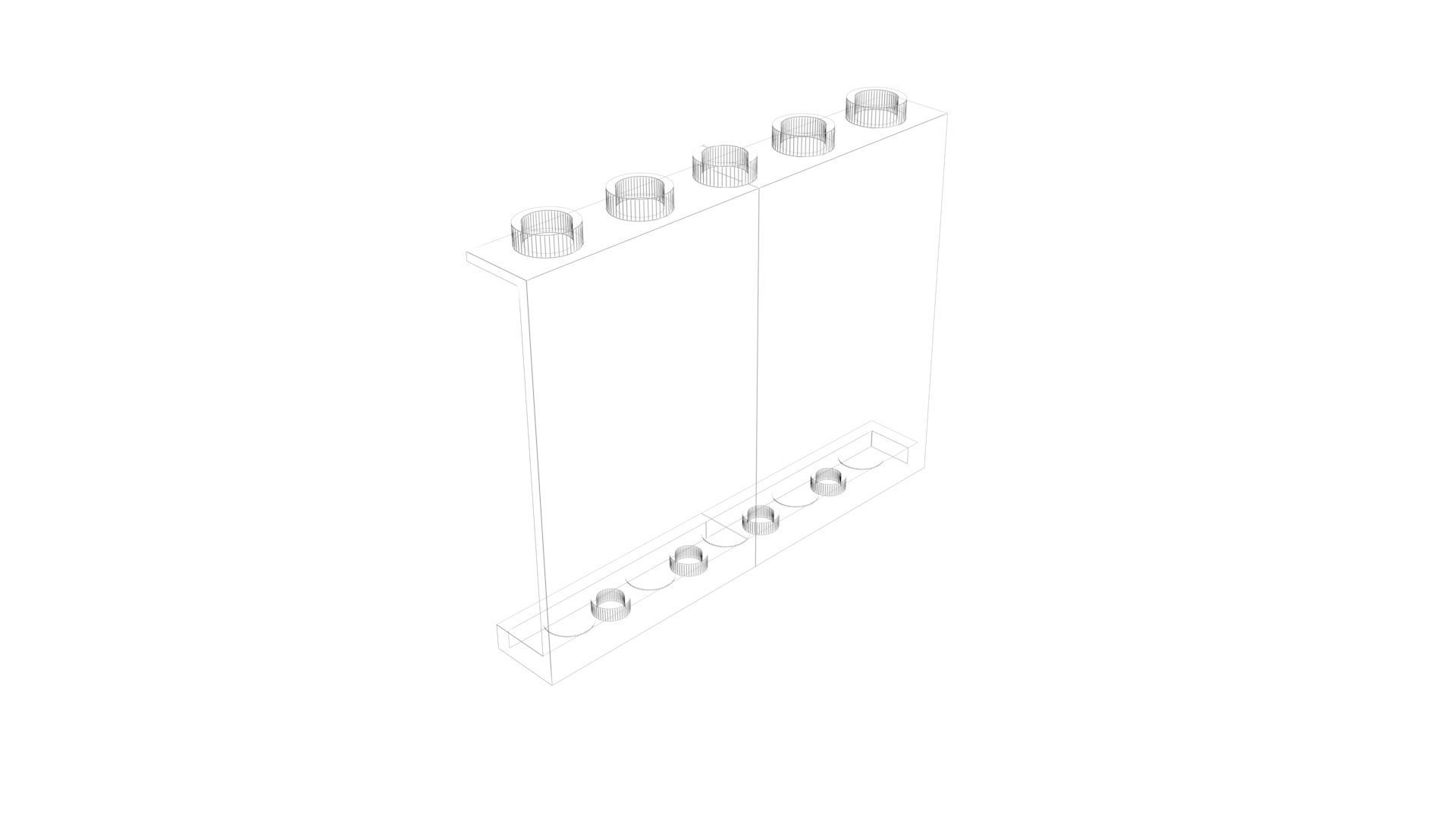 Lego Windows and Panels Set 3D model_33