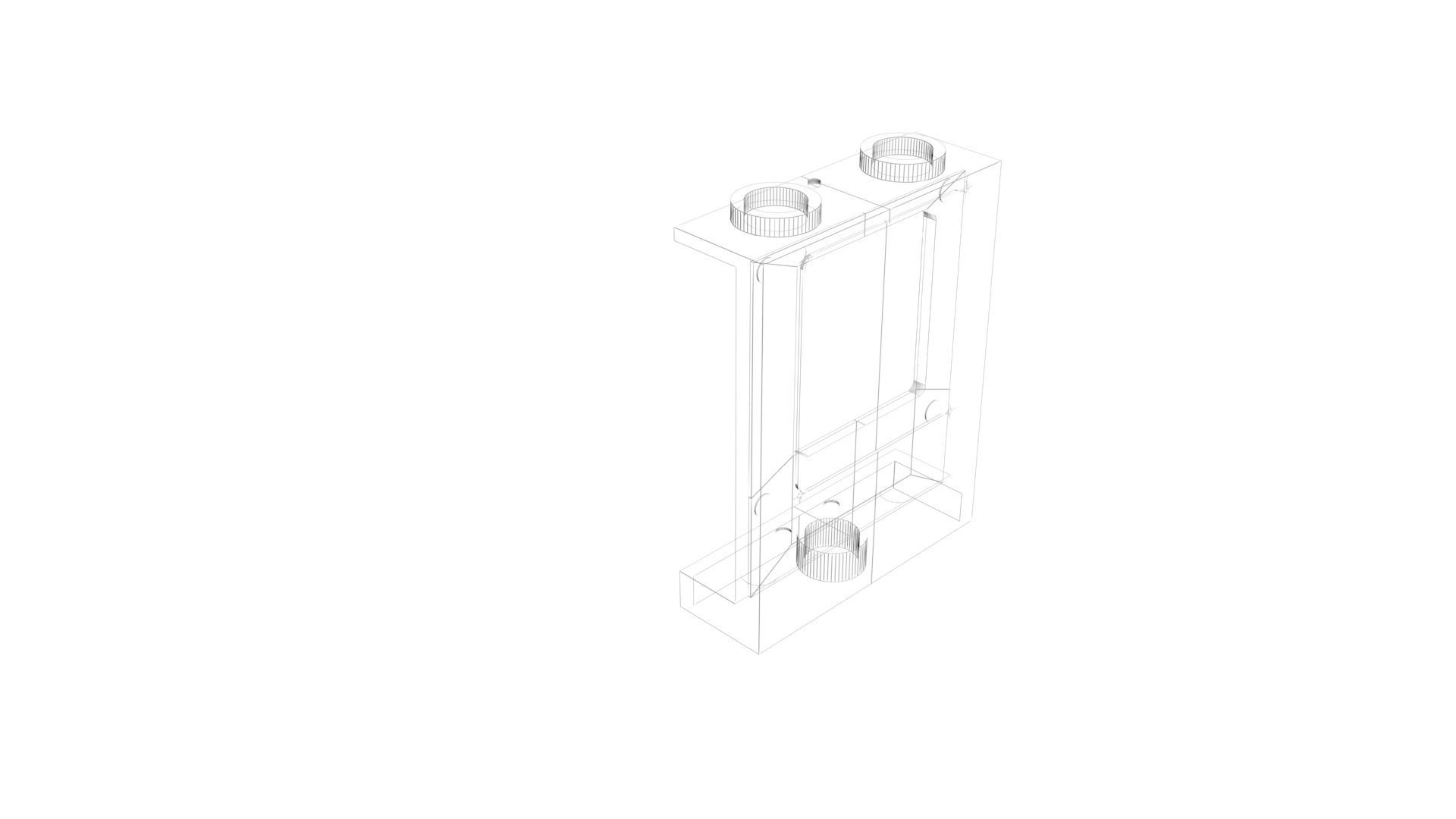 Lego Windows and Panels Set 3D model_25