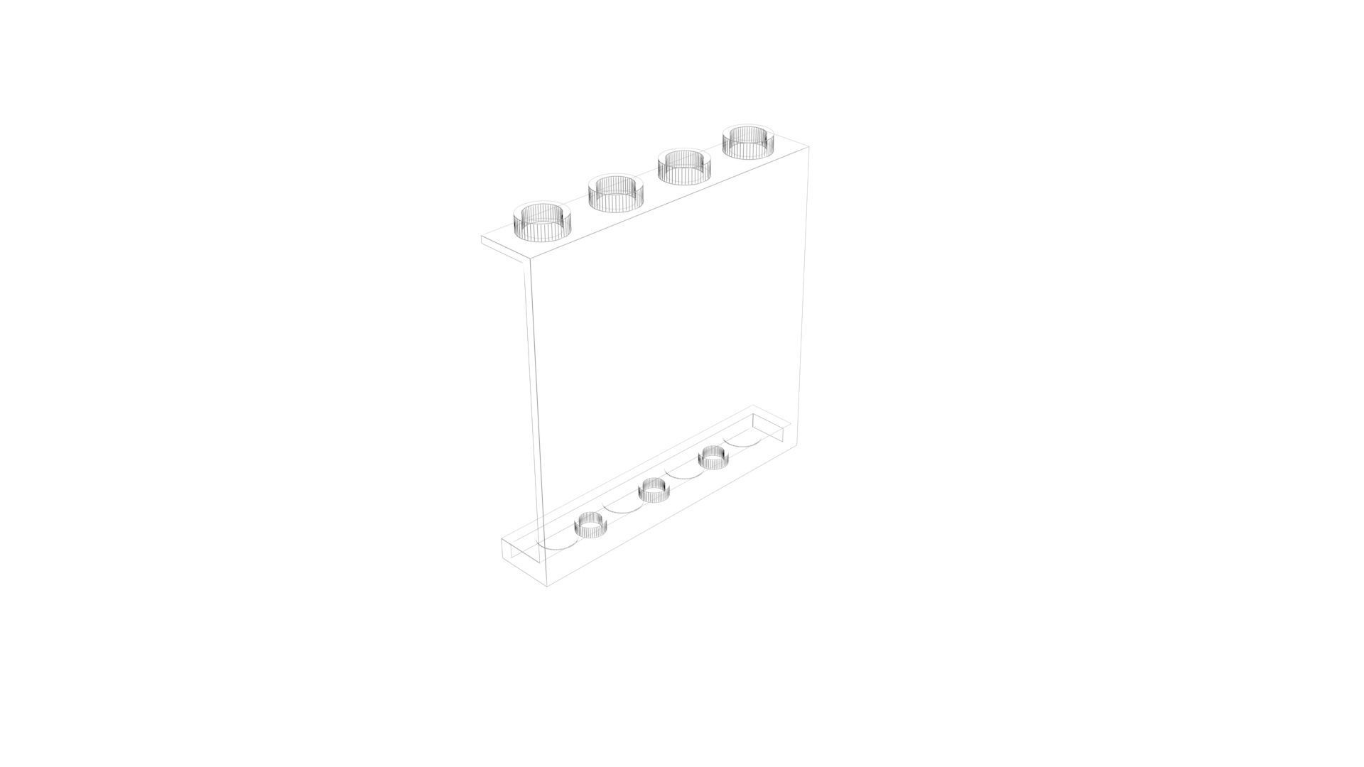 Lego Windows and Panels Set 3D model_30