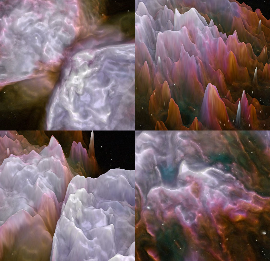 HUBBLE DEEP SKY OBJECT 3D SOFTWARE ANALYSIS 3D print model_4