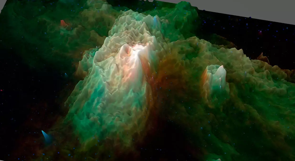 HORSE NEBULA - SKY OBJECT 3D SOFTWARE ANALYSIS 3D print model_0