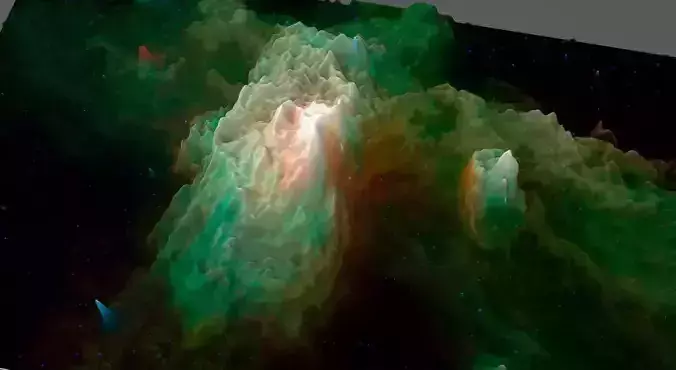 HORSE NEBULA - SKY OBJECT 3D SOFTWARE ANALYSIS 3D print model