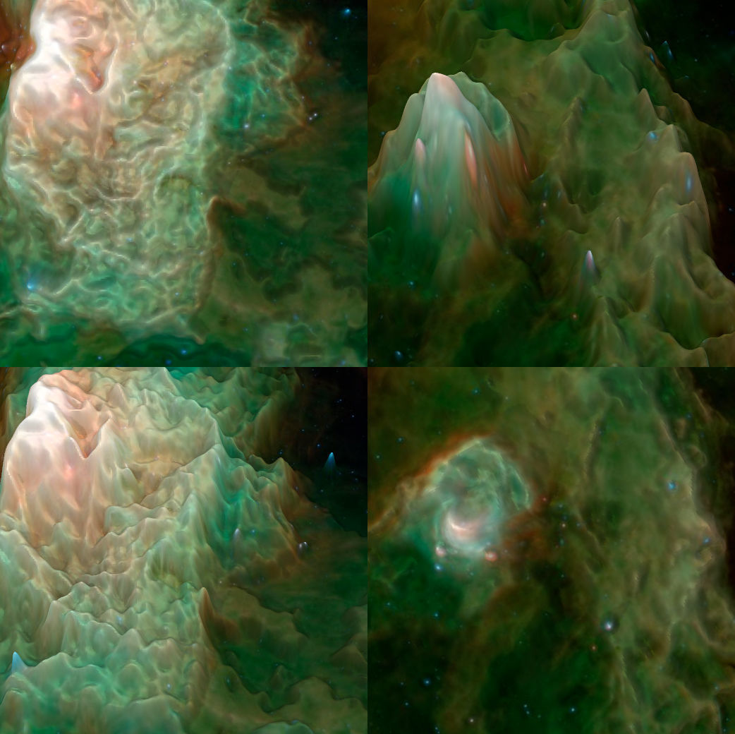 HORSE NEBULA - SKY OBJECT 3D SOFTWARE ANALYSIS 3D print model_3
