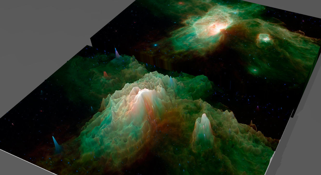 HORSE NEBULA - SKY OBJECT 3D SOFTWARE ANALYSIS 3D print model_2
