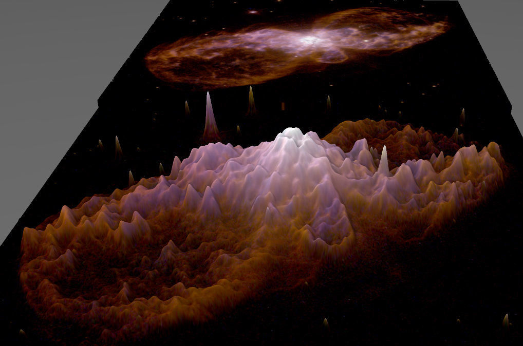 HUBBLE 5 DEEP SKY OBJECT 3D SOFTWARE ANALYSIS 3D print model_2