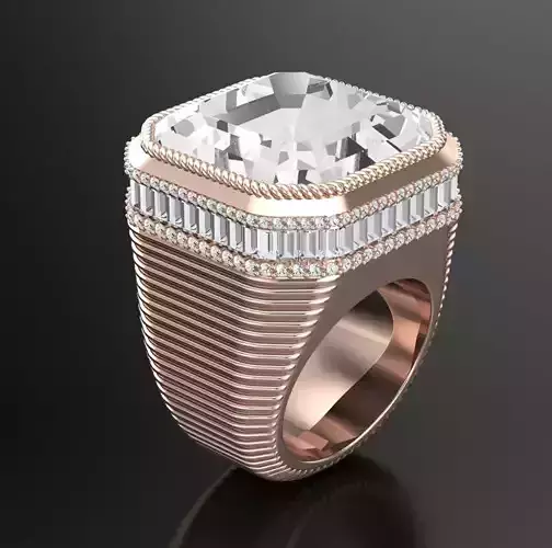 Champion Ring Ring 3D printed ring