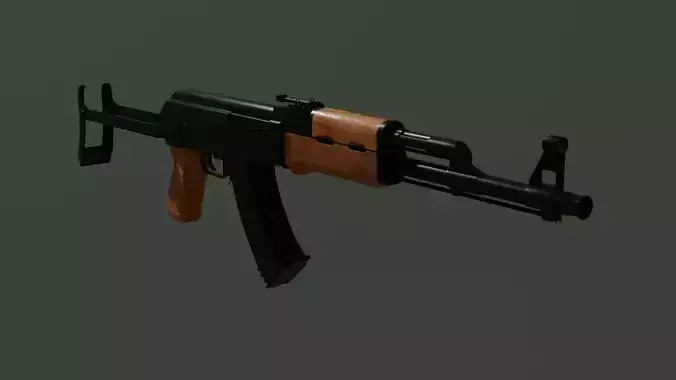 Ak-47 rifle 3D model