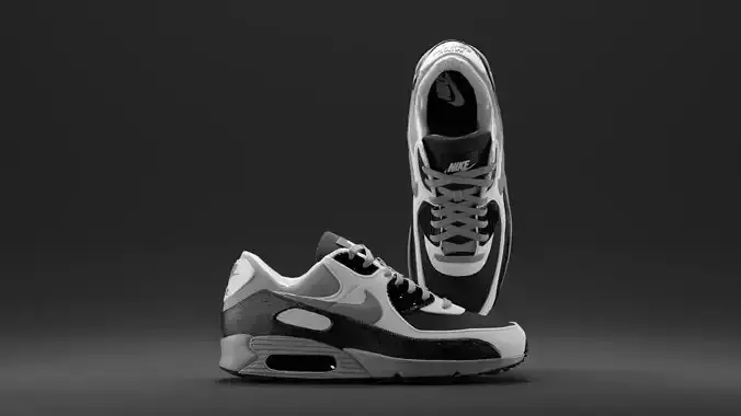 Airmax - Nike Shoes 01 Low-poly 3D model