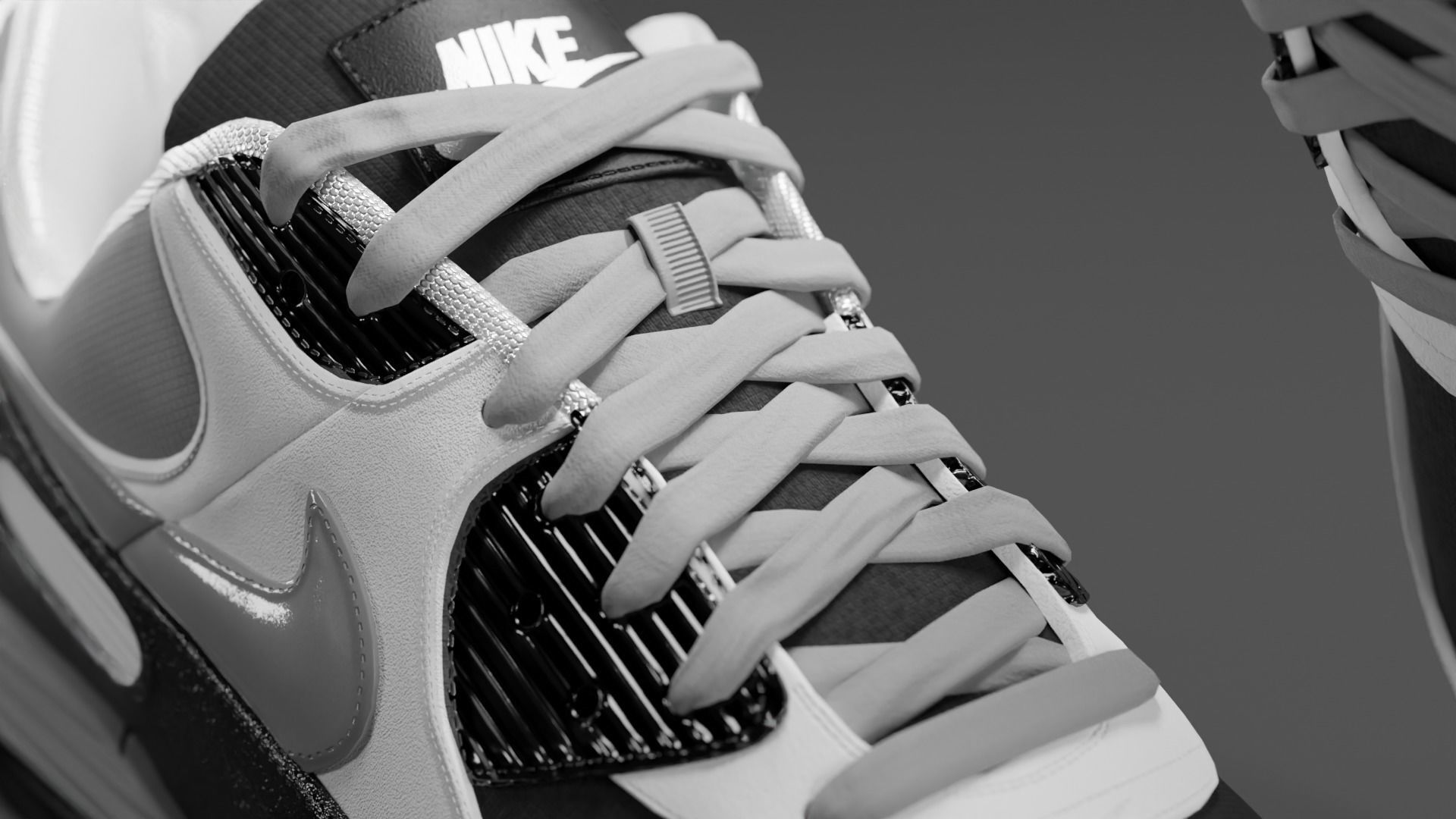 Airmax - Nike Shoes 01 Low-poly 3D model_7