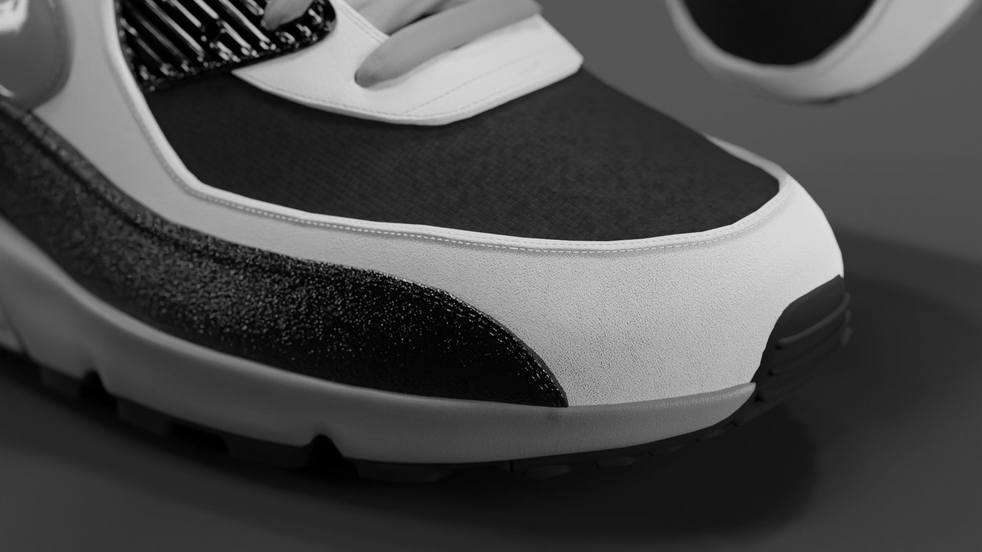 Airmax - Nike Shoes 01 Low-poly 3D model_9