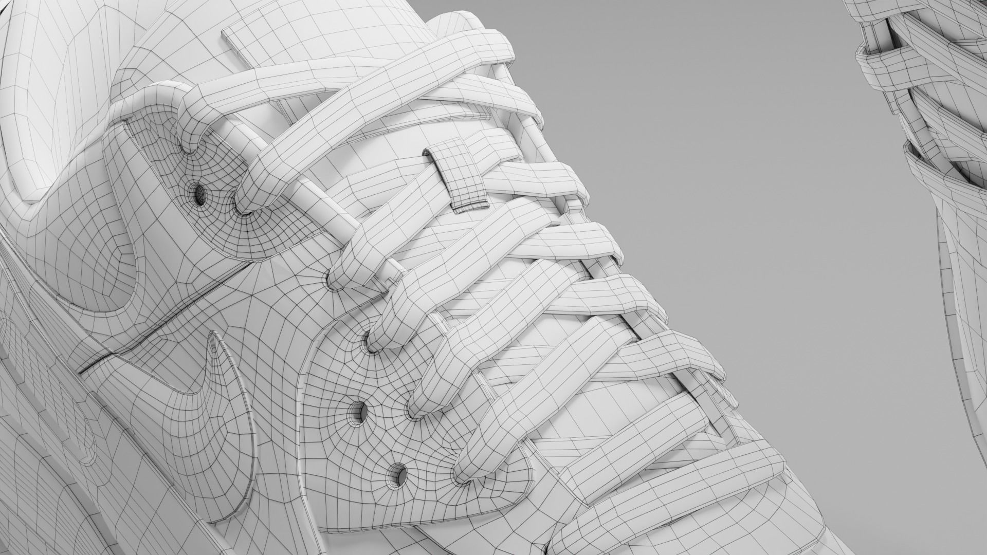 Airmax - Nike Shoes 01 Low-poly 3D model_8