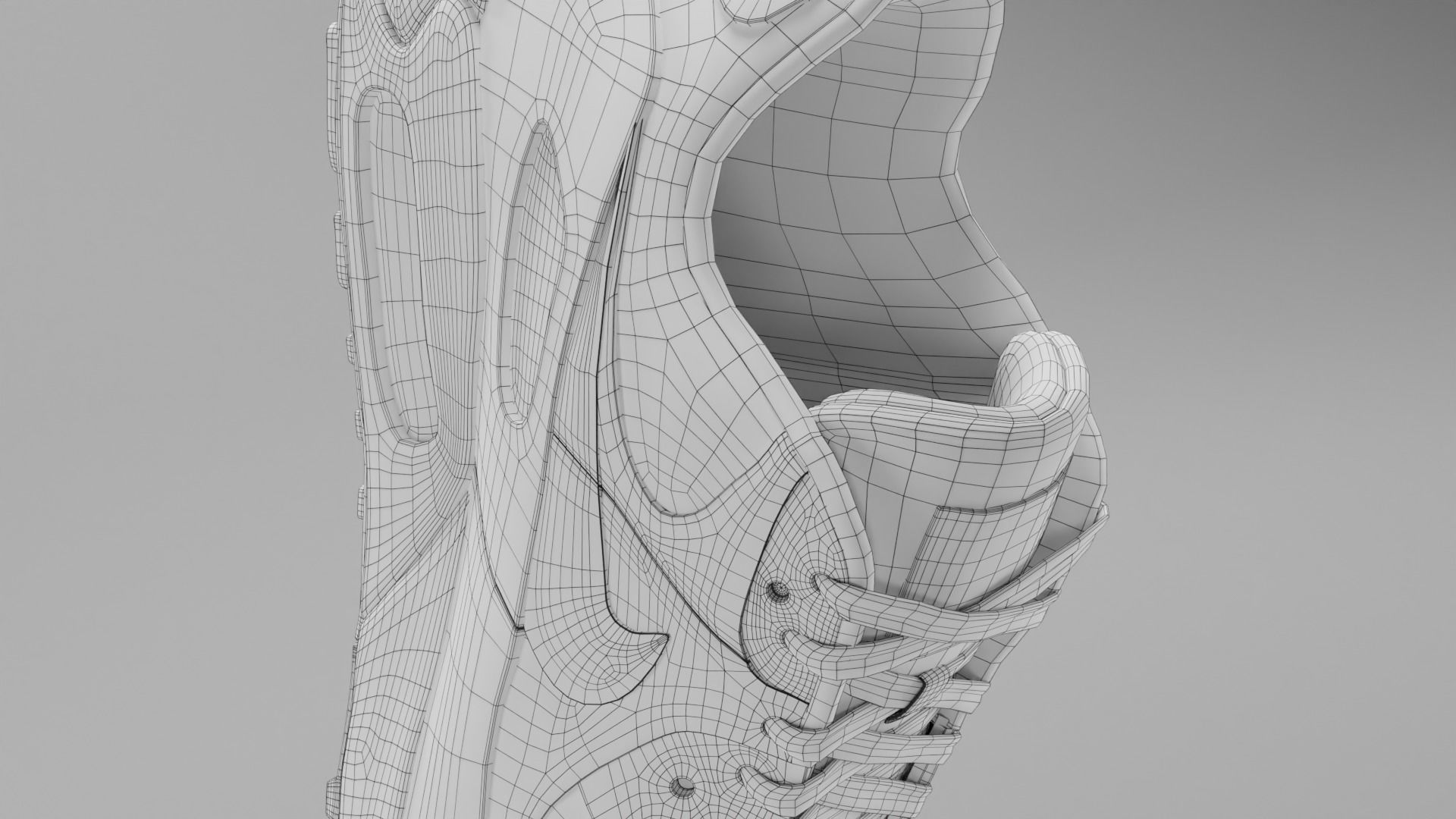 Airmax - Nike Shoes 01 Low-poly 3D model_14