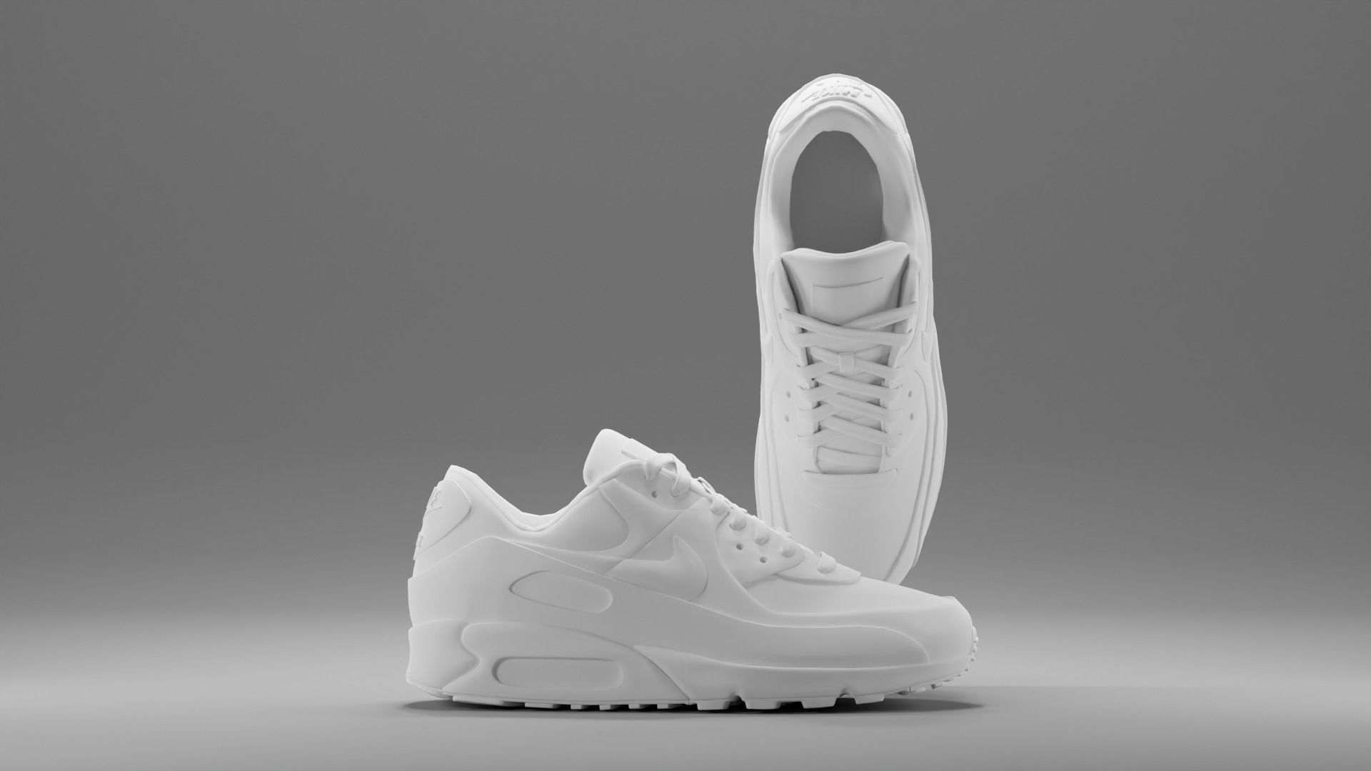Airmax - Nike Shoes 01 Low-poly 3D model_1