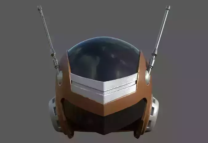 Great Saiyaman Helmet - Dragon Ball Low-poly 3D model