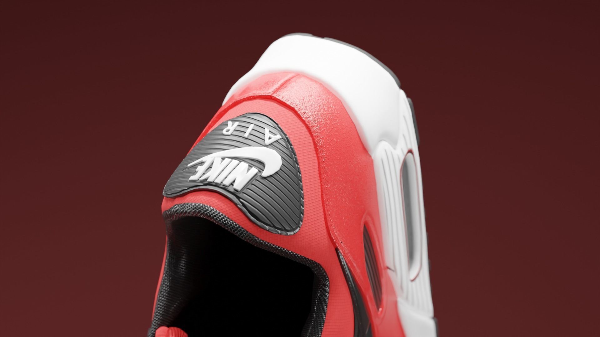Airmax - Nike Shoes 02 Low-poly 3D model_11