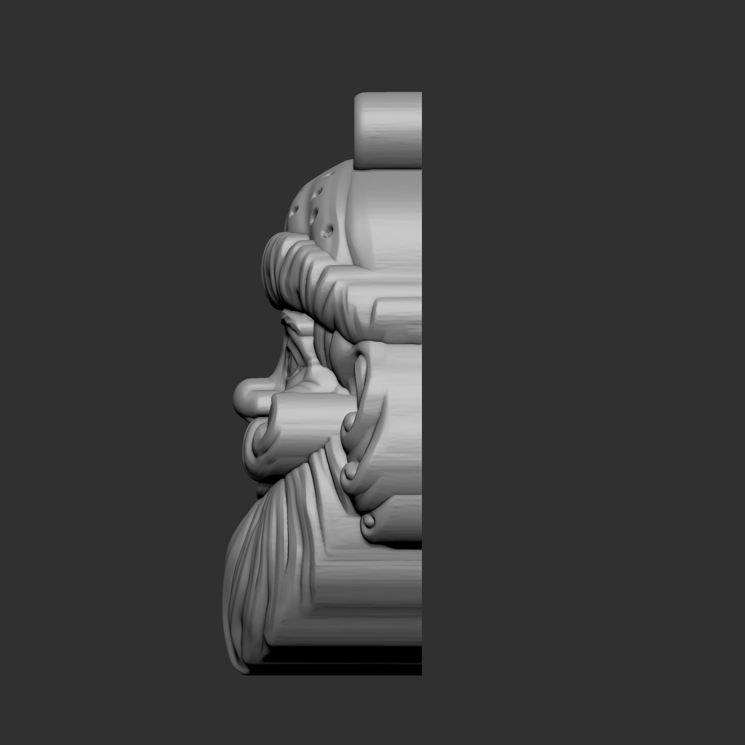 SANTA CLAUS PENDANT 3D print model_5