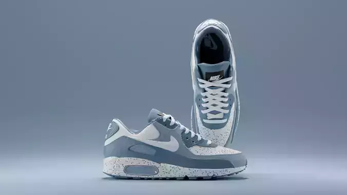 Airmax - Nike Shoes 04 Low-poly 3D model
