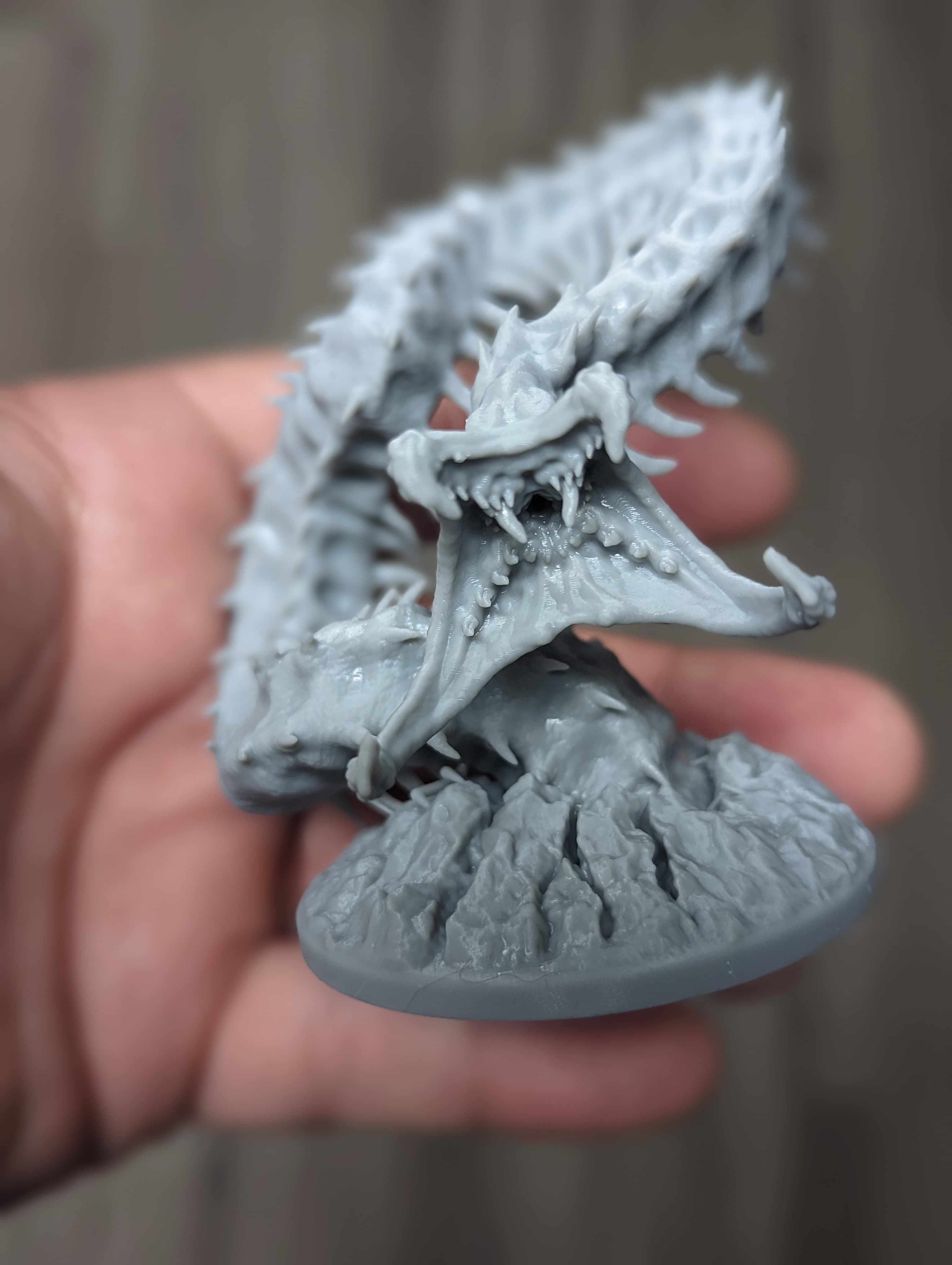 Wurm creature for 3d printing 3D print model_3