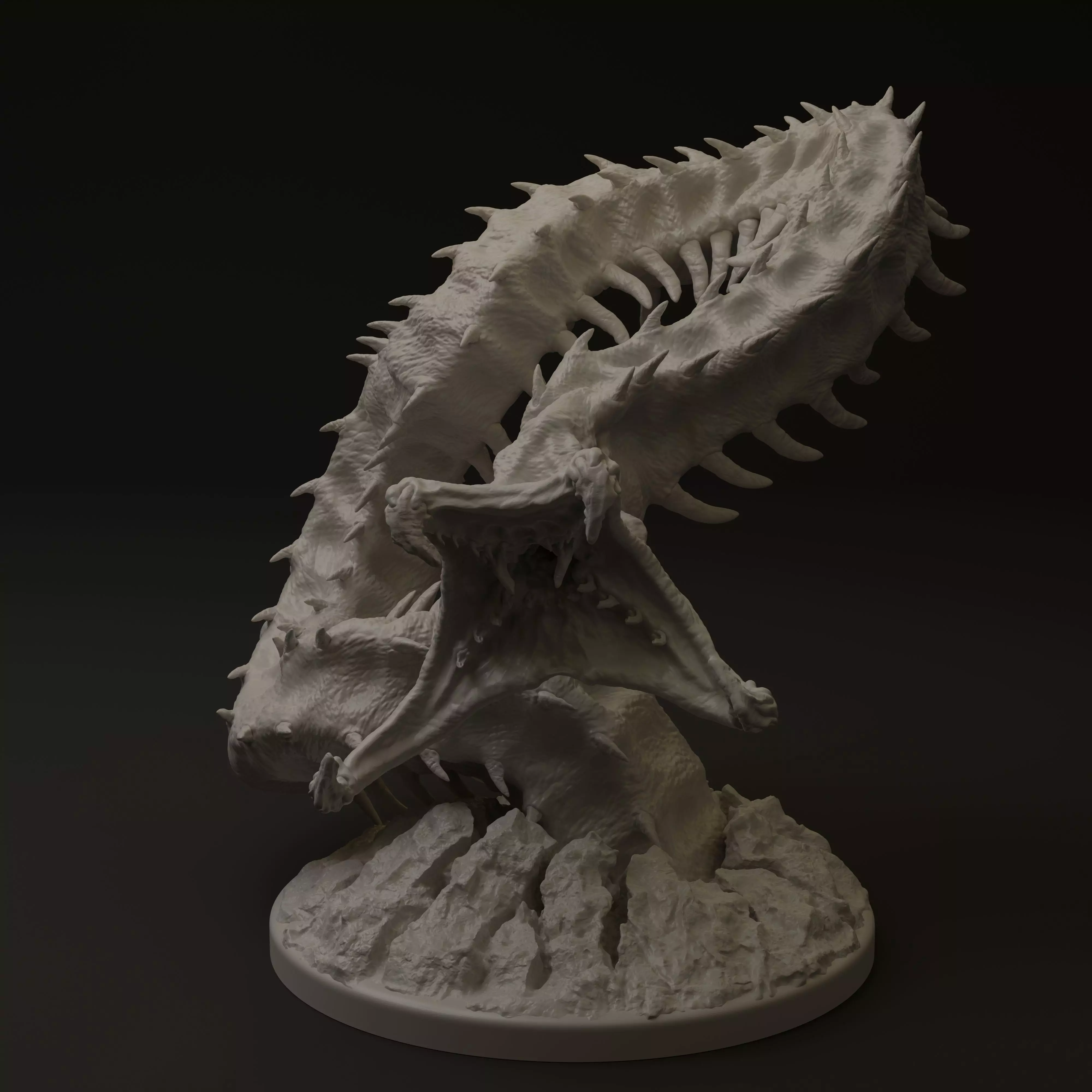 Wurm creature for 3d printing 3D print model_0