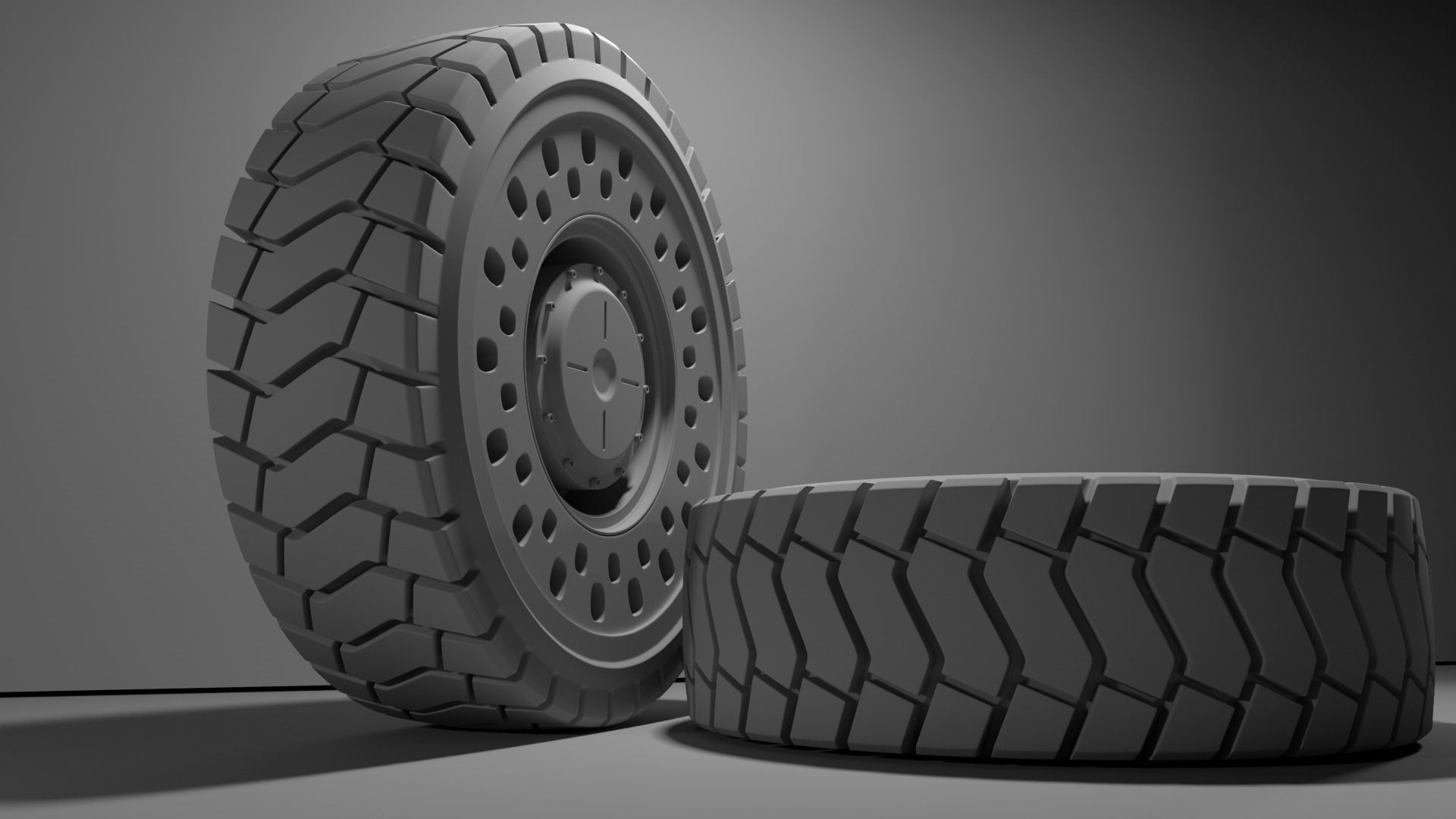 4690R57 High poly tire 3D model 3D model_22