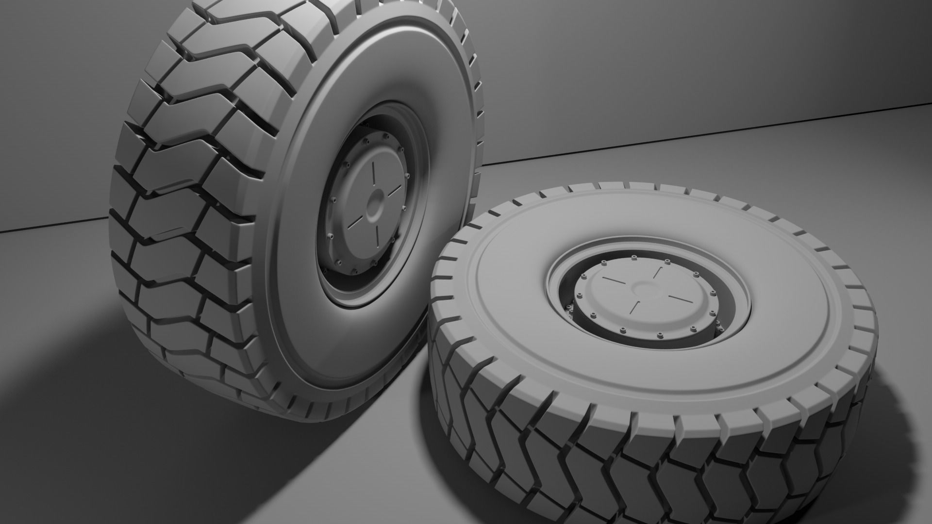 4690R57 High poly tire 3D model 3D model_7