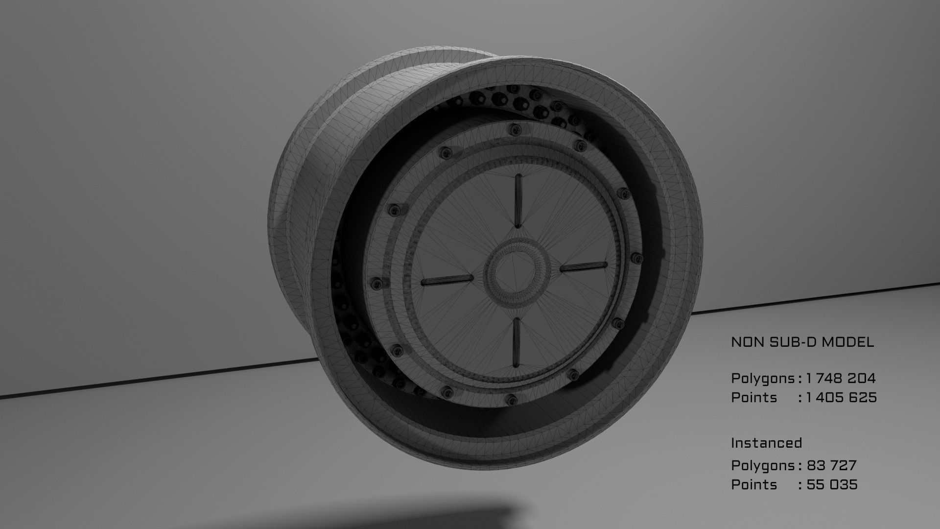 4690R57 High poly tire 3D model 3D model_39