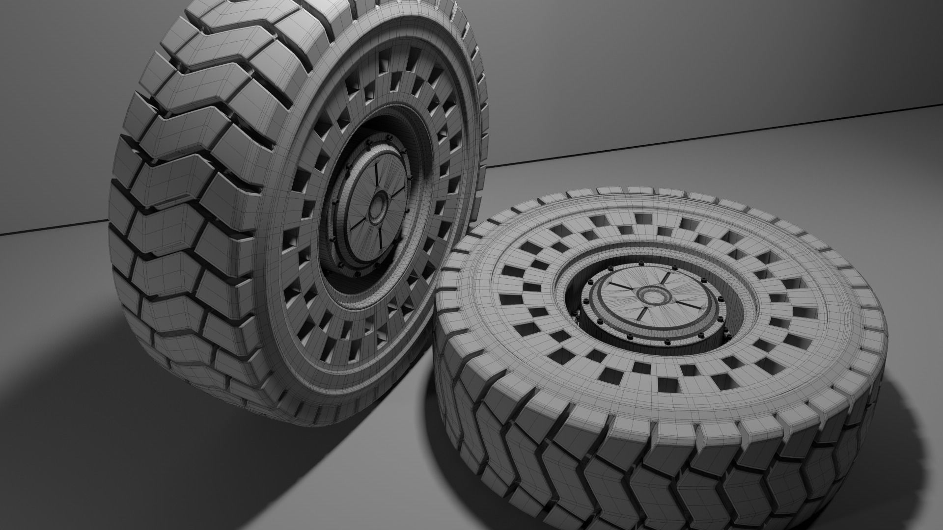 4690R57 High poly tire 3D model 3D model_24