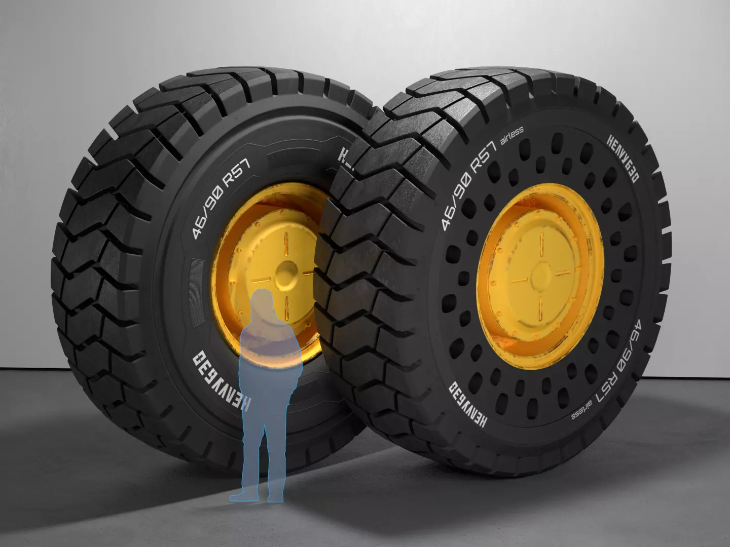 4690R57 High poly tire 3D model 3D model_0