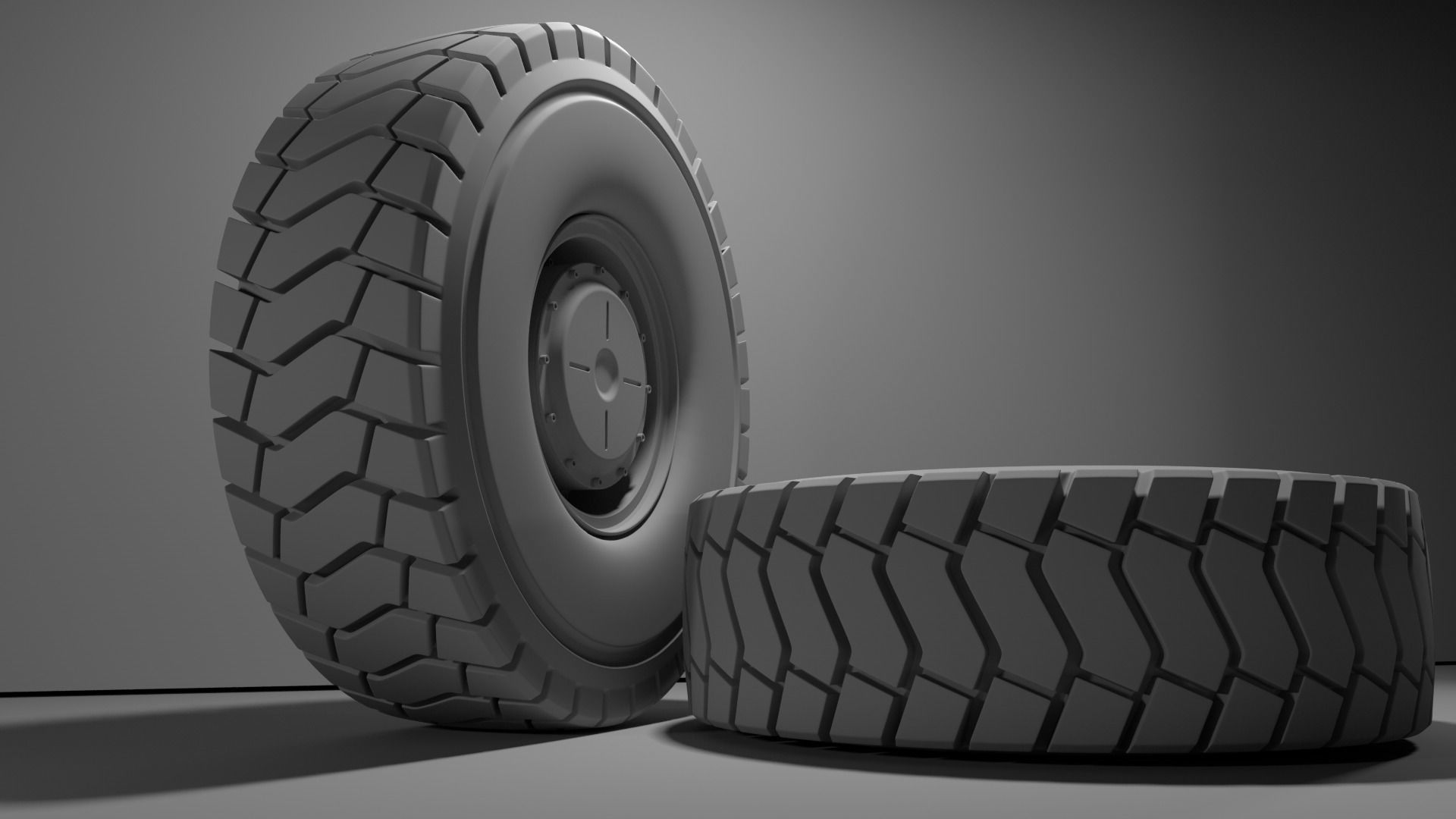 4690R57 High poly tire 3D model 3D model_9